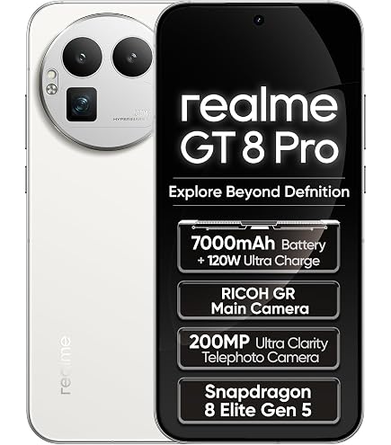 realme GT 8 Pro 16 GB + 512 GB Diary White INT + NFC RMX5210 EU